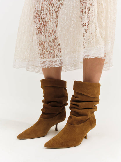 For Love and Lemons Verbana Slouch Boot - Brown