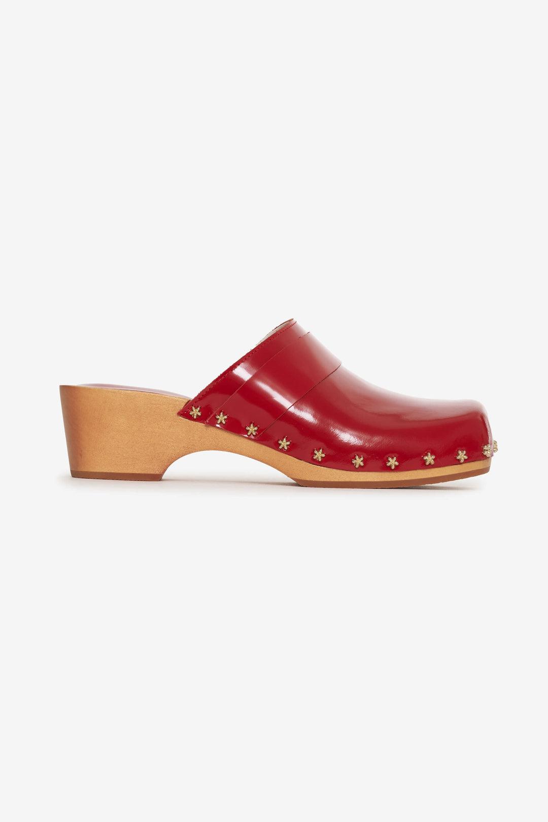 For Love and Lemons Adahlia Clog - Red