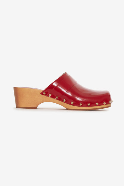 For Love and Lemons Adahlia Clog - Red