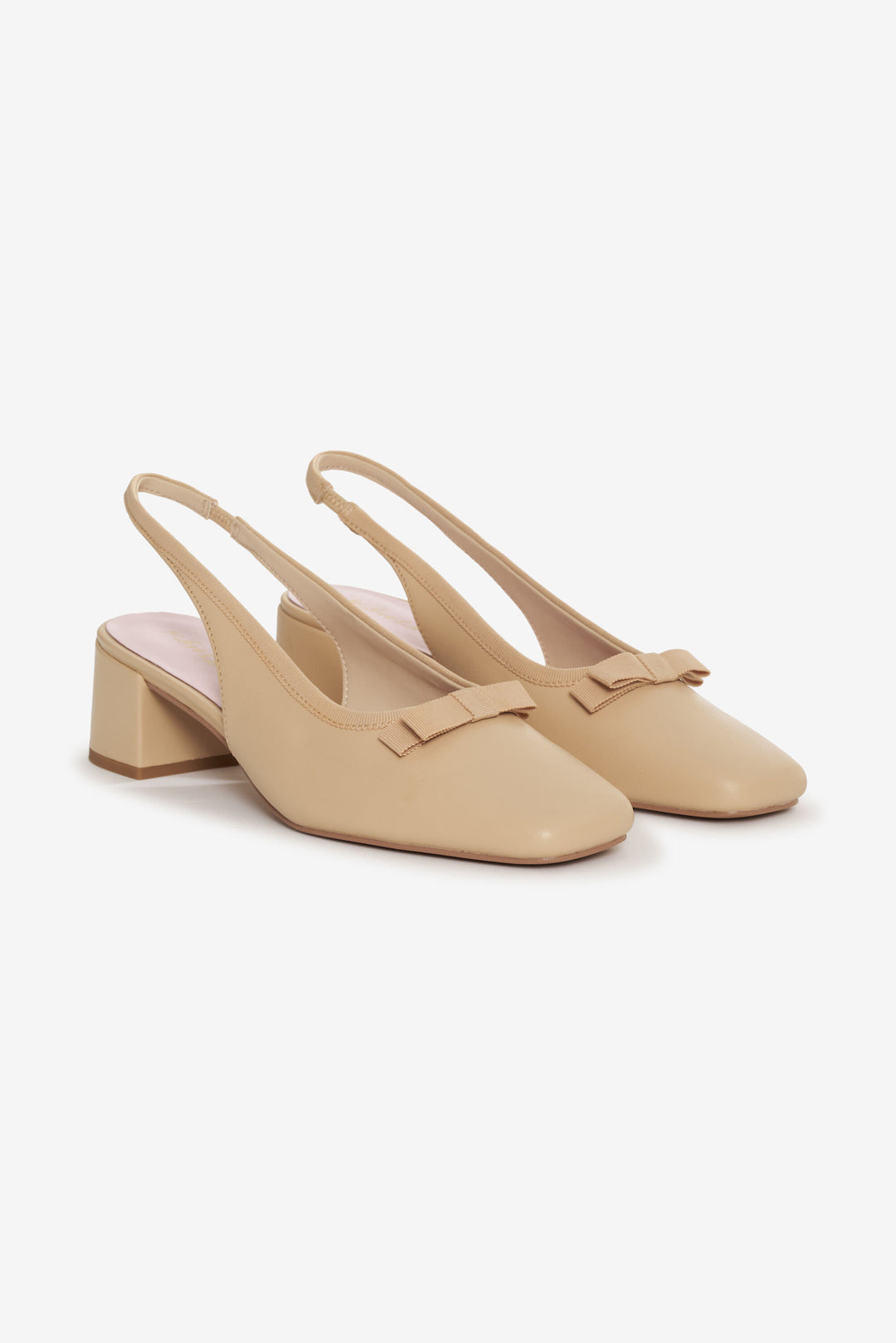 For Love and Lemons Josie Mule Heel - Nude