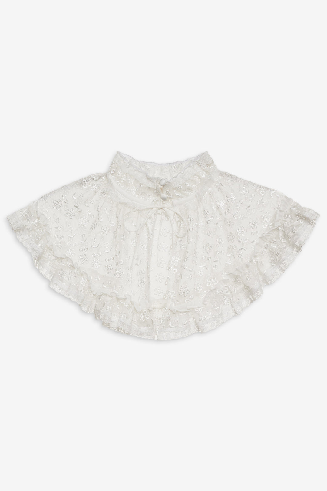 For Love and Lemons Layer Cake Chiffon Collar - White