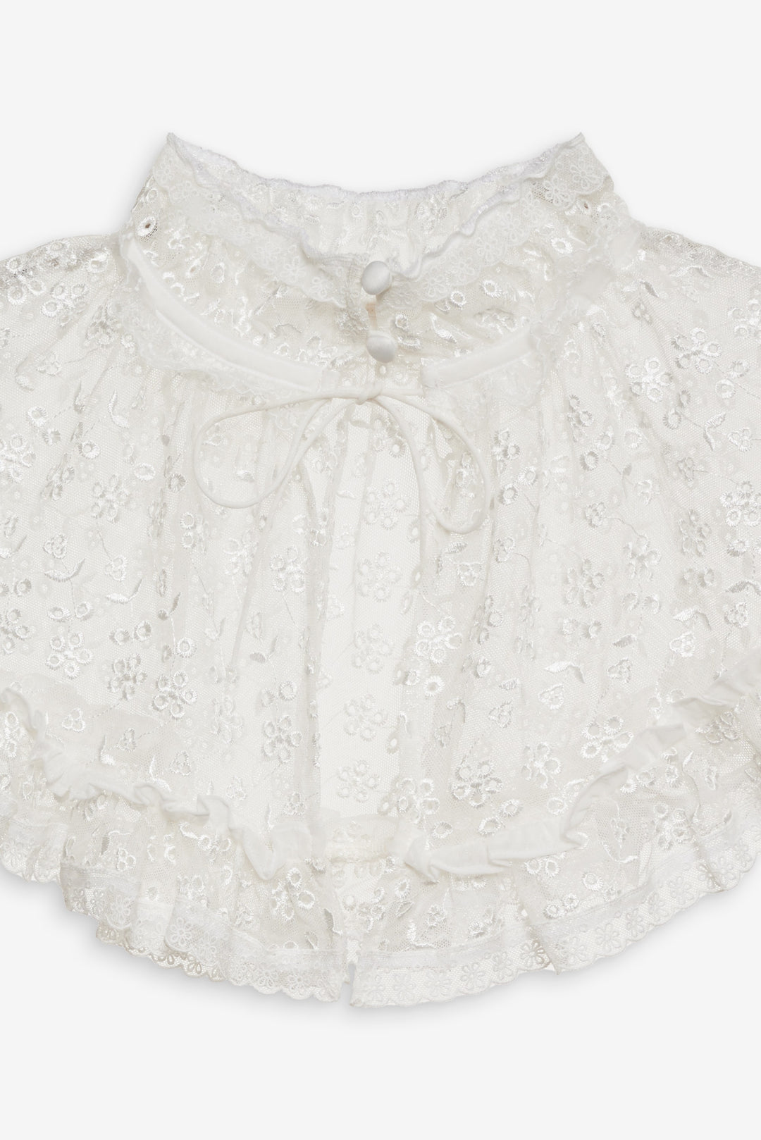 For Love and Lemons Layer Cake Chiffon Collar - White