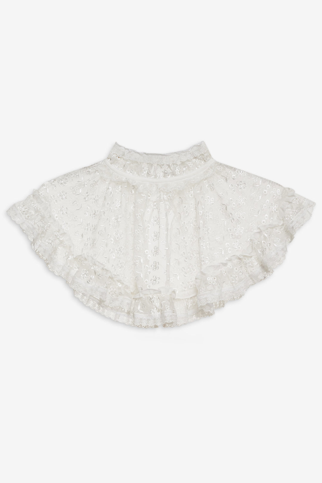 For Love and Lemons Layer Cake Chiffon Collar - White