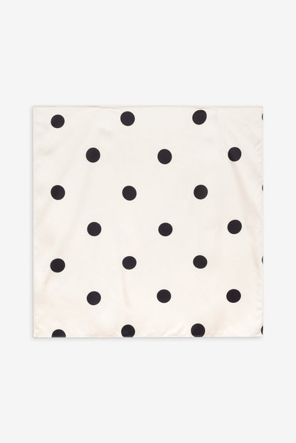 For Love and Lemons Dorothy Dot Headscarf - Cream