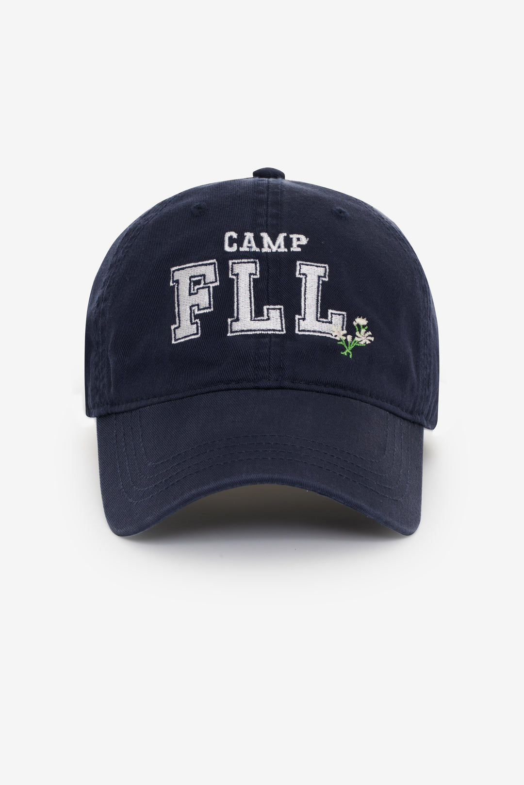 For Love and Lemons Camp Embroidered Baseball Cap - Navy