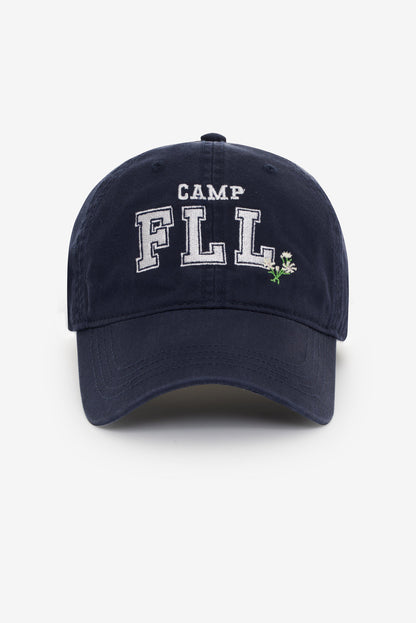 For Love and Lemons Camp Embroidered Baseball Cap - Navy