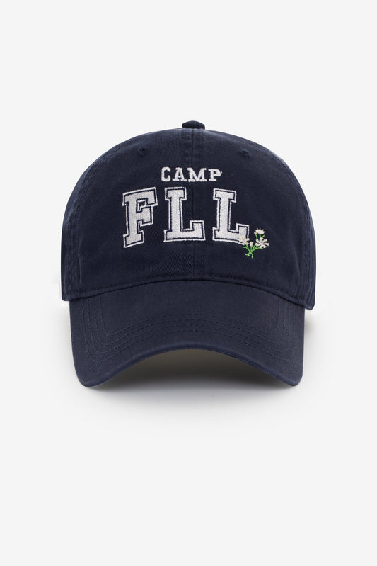For Love and Lemons Camp Embroidered Baseball Cap - Navy