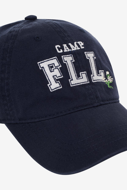 For Love and Lemons Camp Embroidered Baseball Cap - Navy