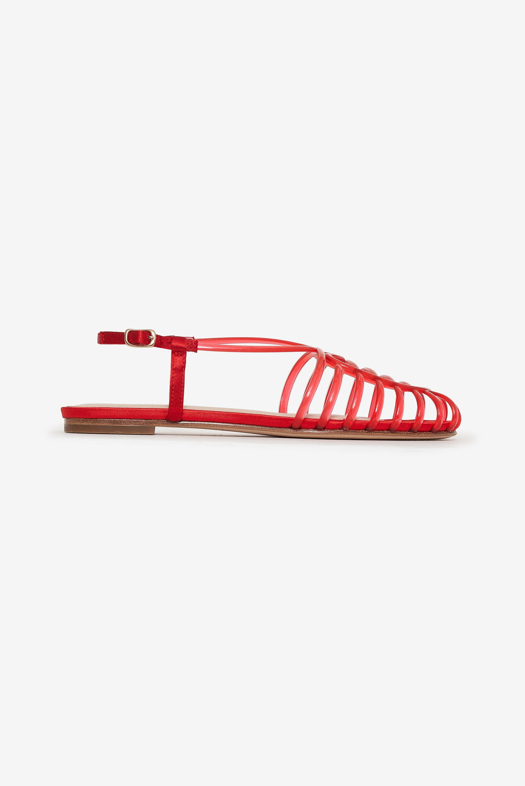 For Love and Lemons Penny Flat - Red