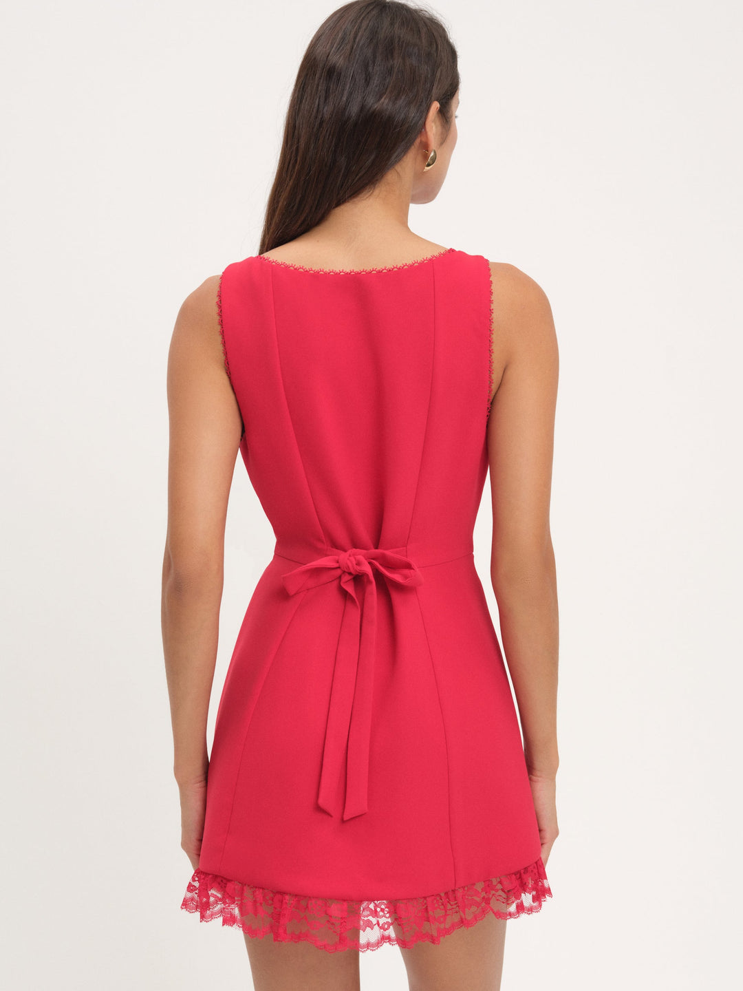 For Love and Lemons Venus Mini Dress - Red