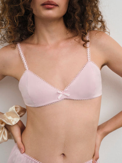 For Love and Lemons Clarabell Bra Top Pink - Pink