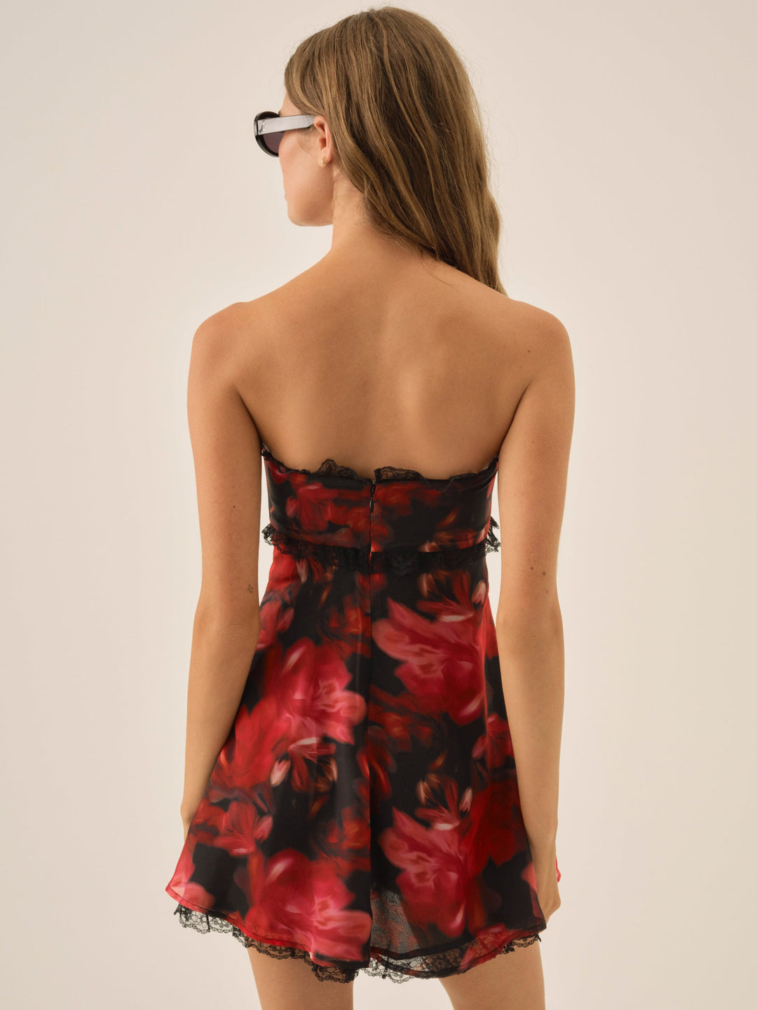 For Love and Lemons Tatum Mini Dress - Red