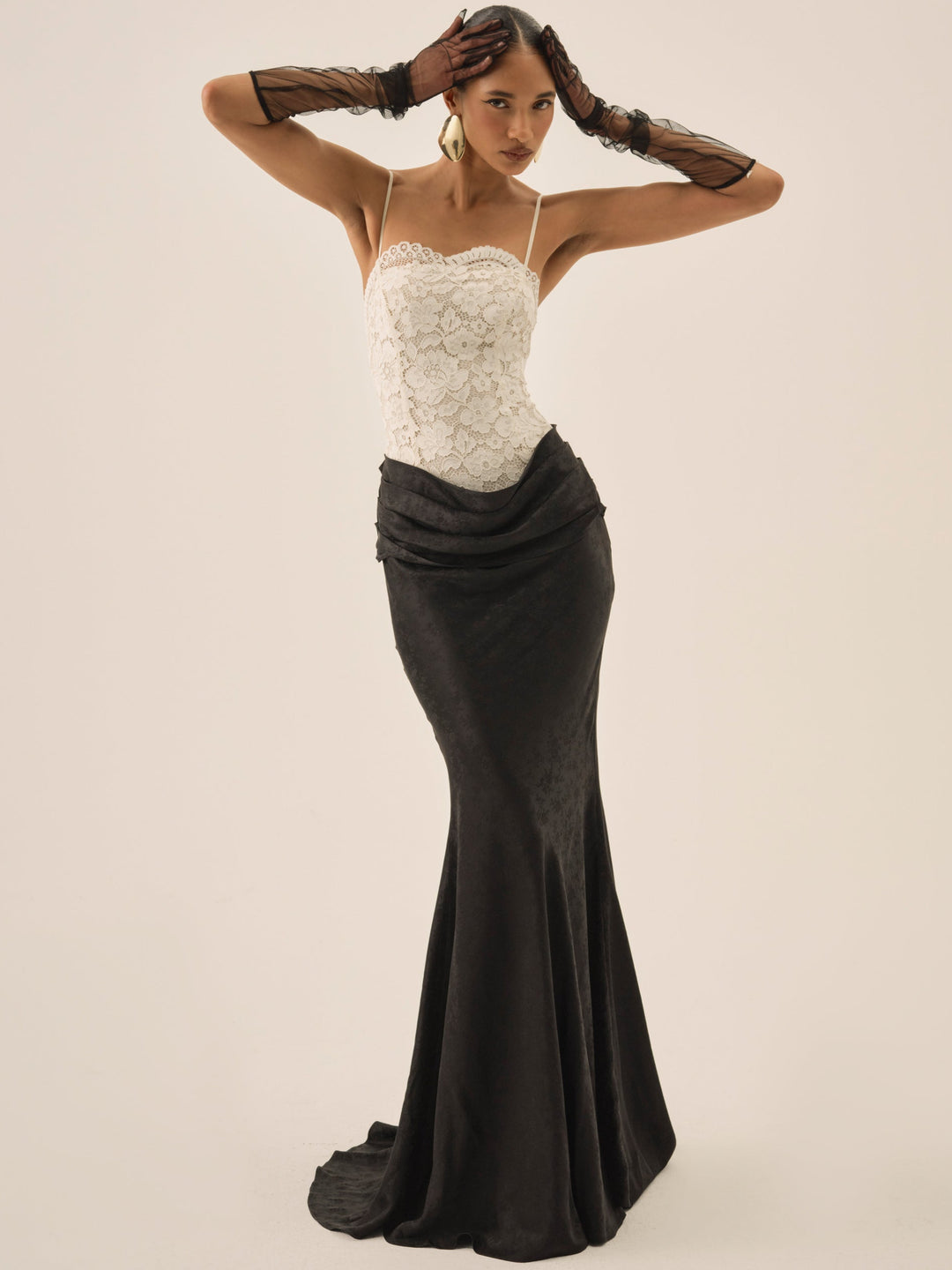 For Love and Lemons Karissa Gown - Cream