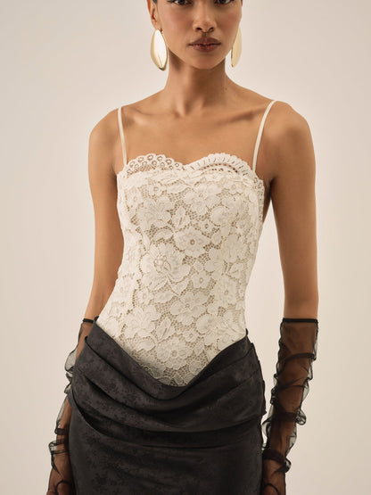 For Love and Lemons Karissa Gown - Cream