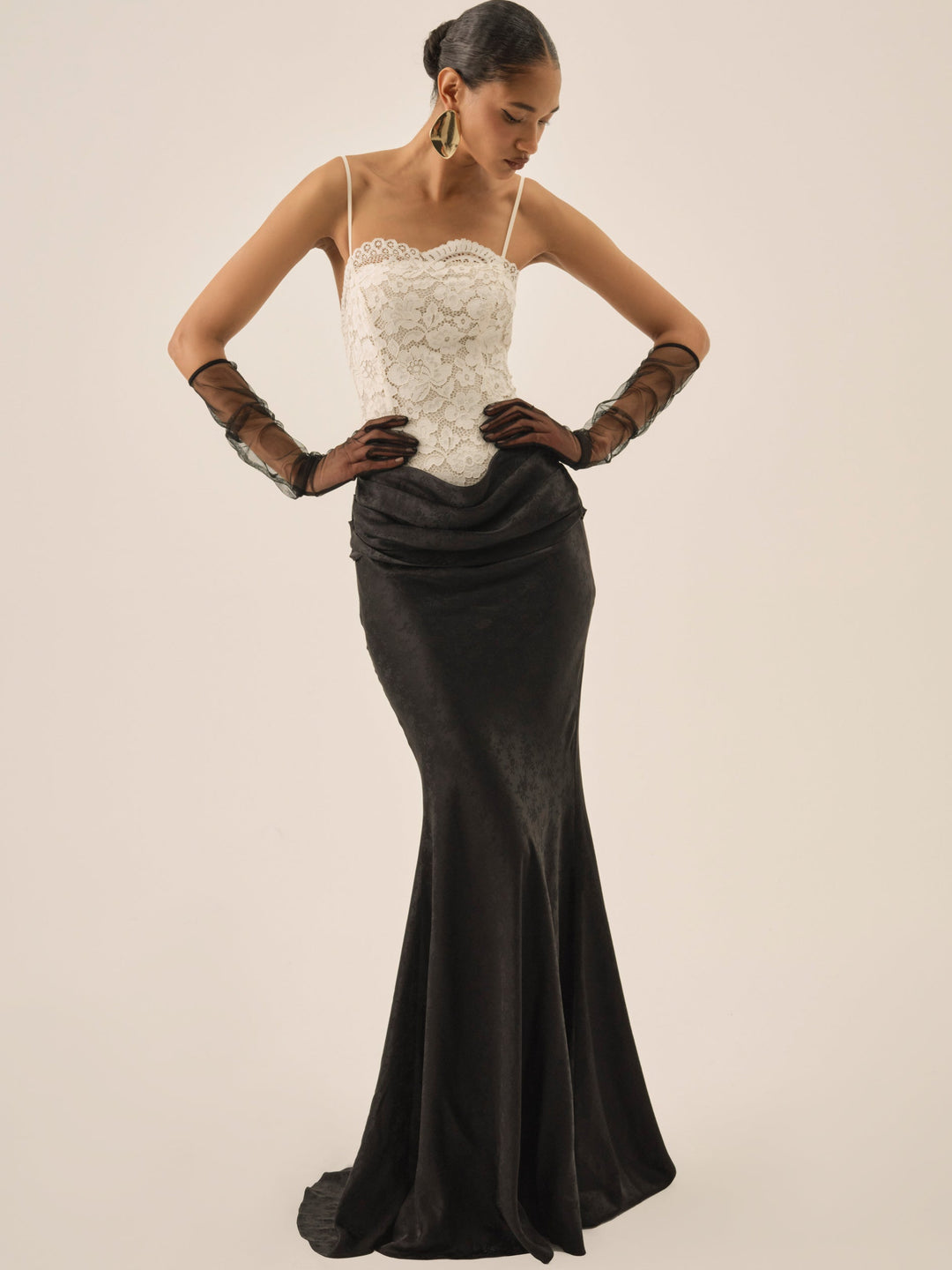For Love and Lemons Karissa Gown - Cream
