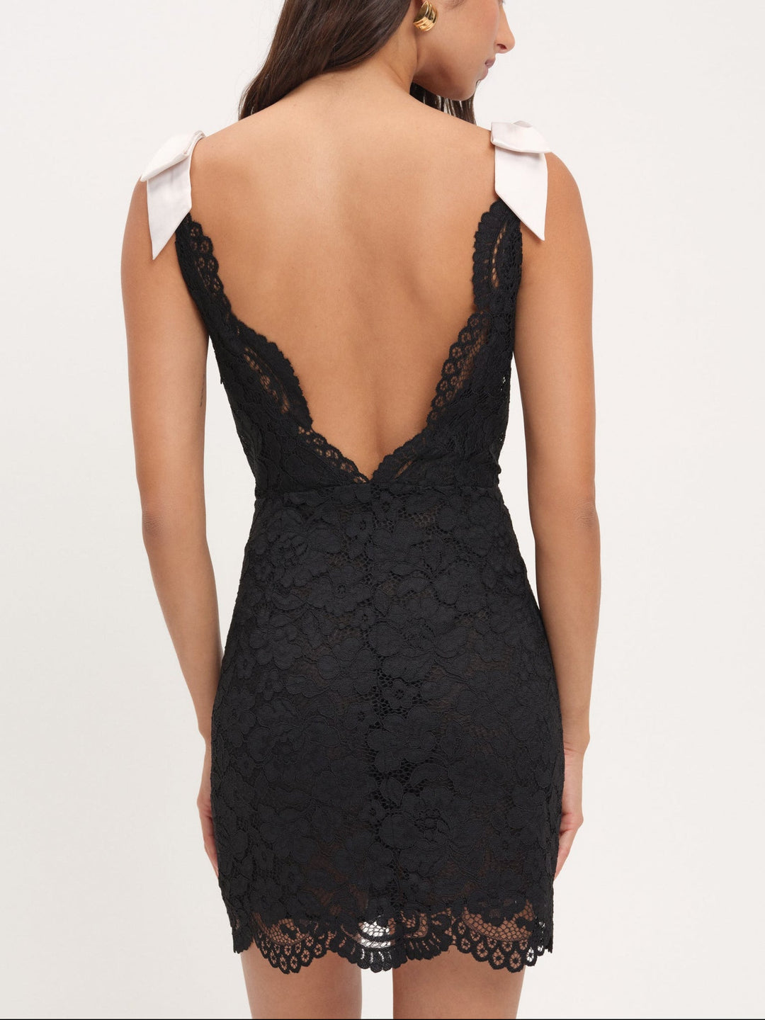 For Love and Lemons Lakeside Mini Dress - Black