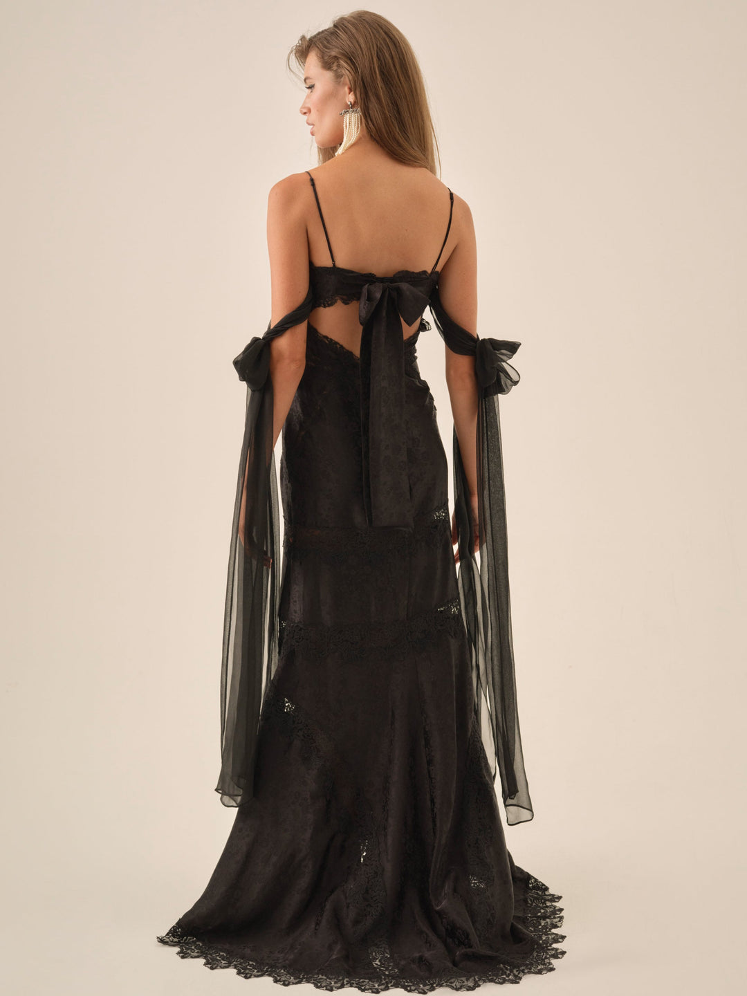 For Love and Lemons Rita Lace Gown - Black