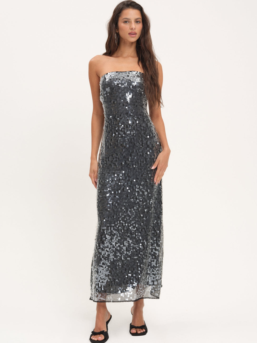 For Love and Lemons Christelle Maxi Dress - Black