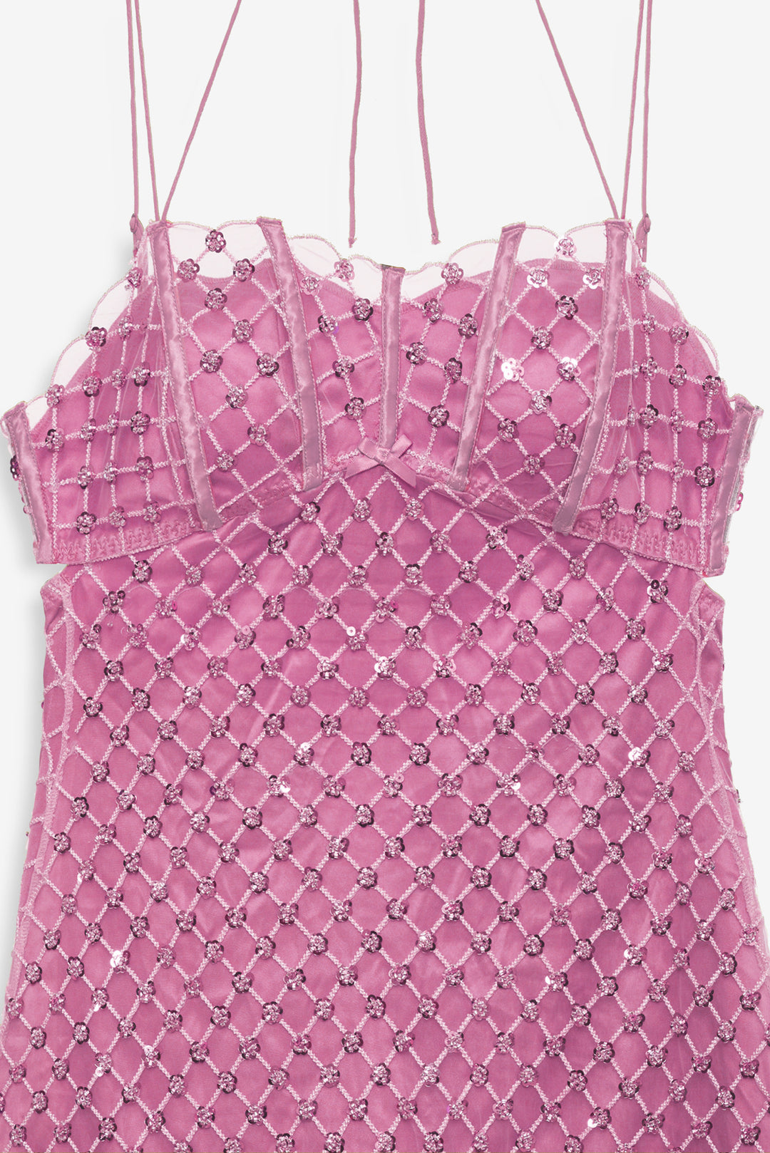 For Love and Lemons Dazzle Me Slip Dress - Pink