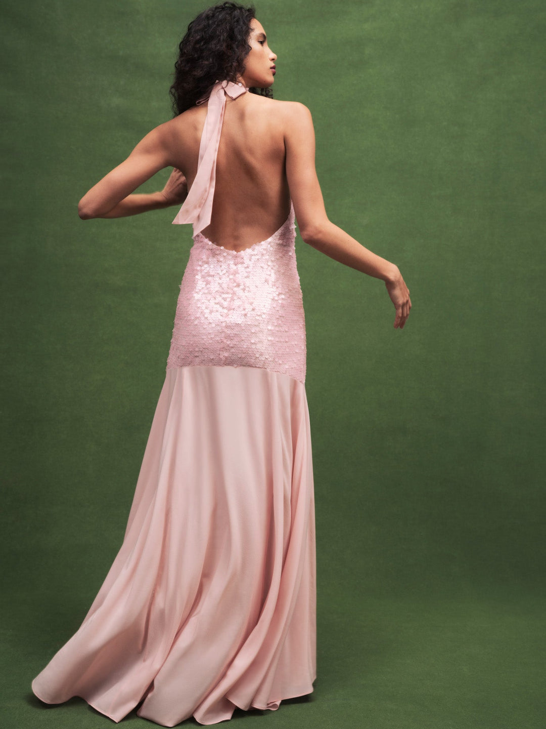 For Love and Lemons Kiersten Gown - Pink
