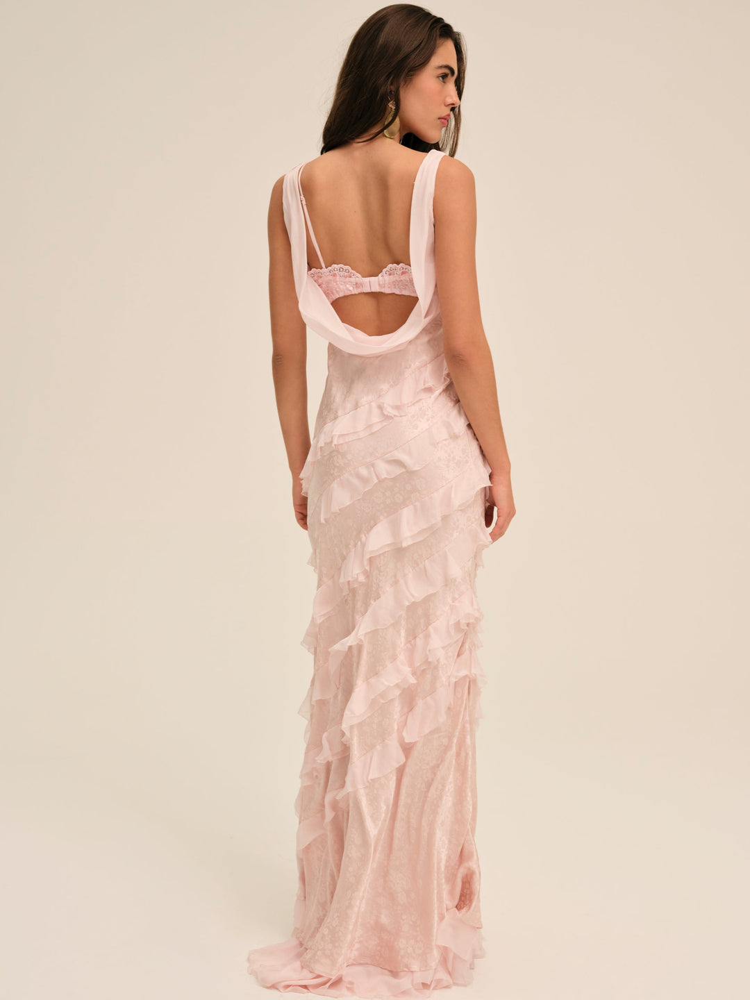 For Love and Lemons Florence Gown - Pink