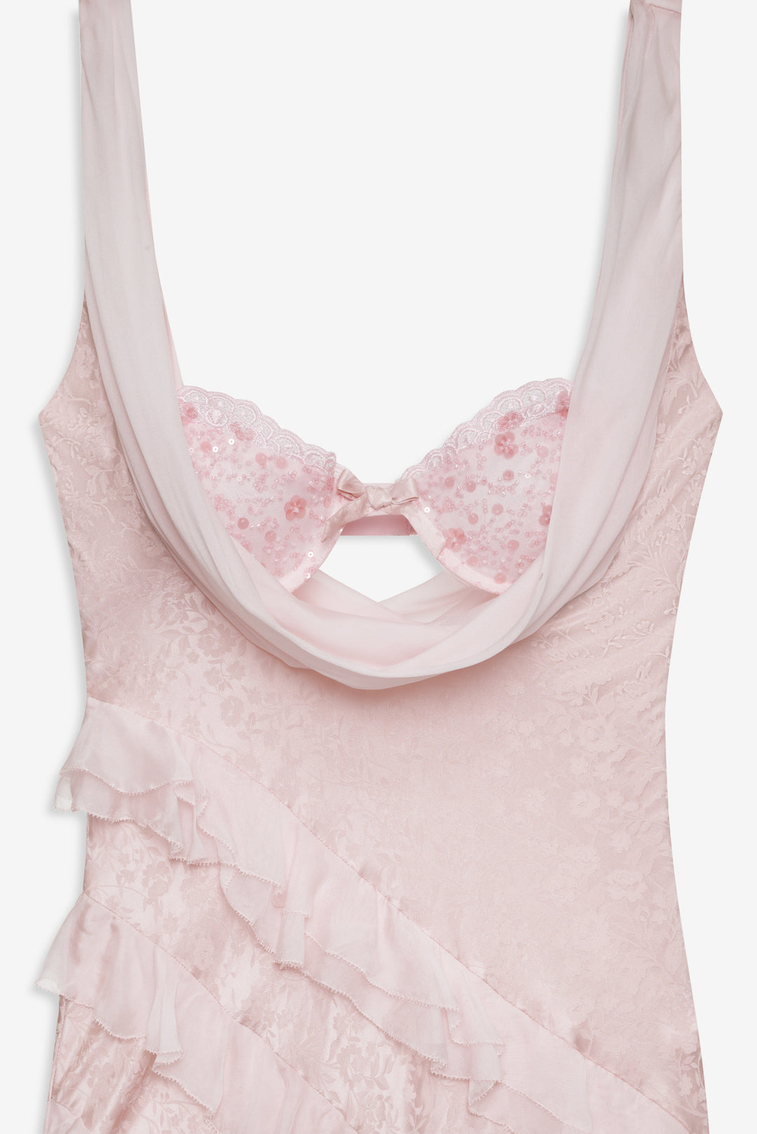 For Love and Lemons Florence Gown - Pink