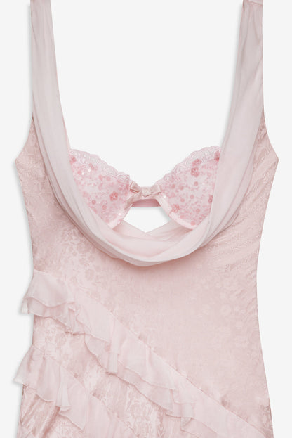 For Love and Lemons Florence Gown - Pink