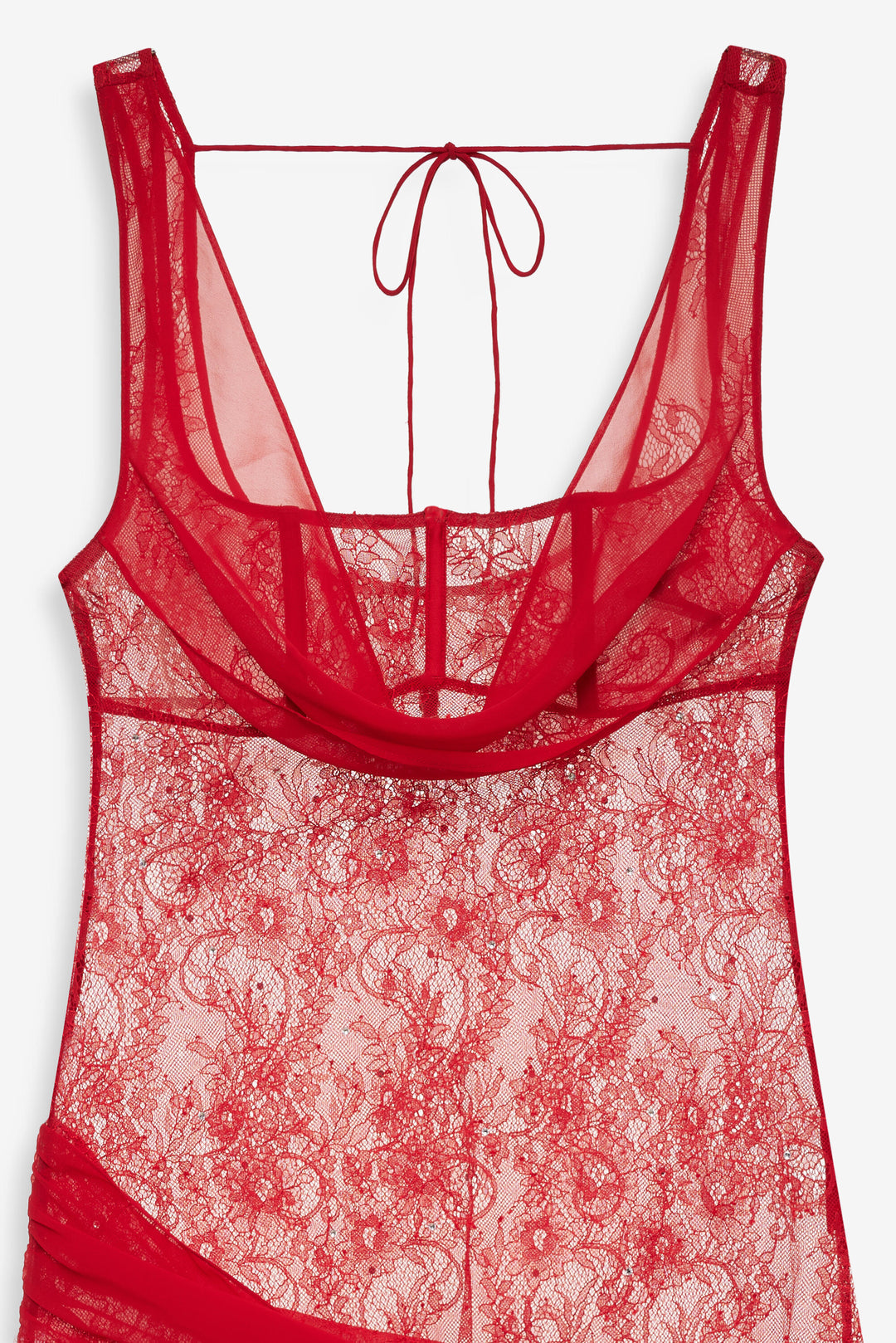 For Love and Lemons Sonja Slip Dress - Red