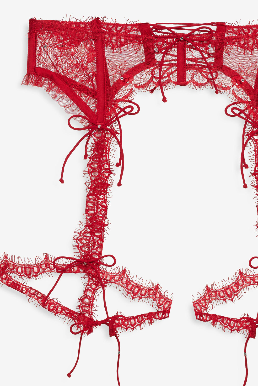 For Love and Lemons Sonja Garter Belt - Red