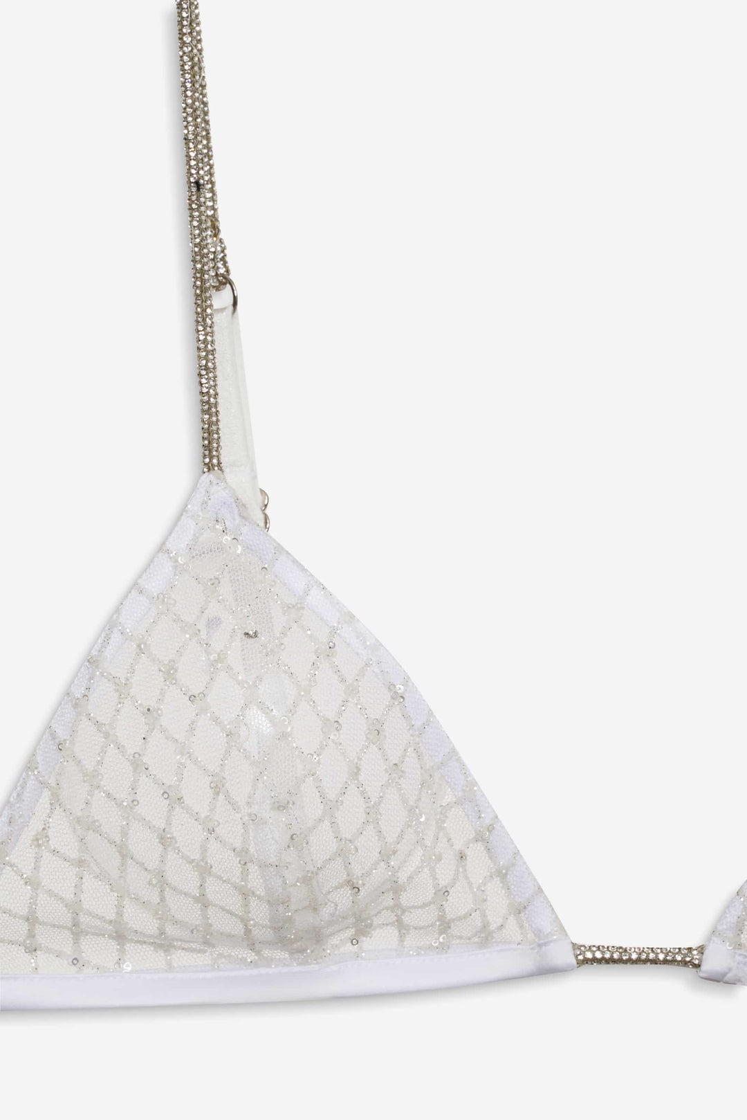For Love and Lemons Glitter Bralette - White