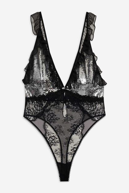 For Love and Lemons Maia Teddy - Silver