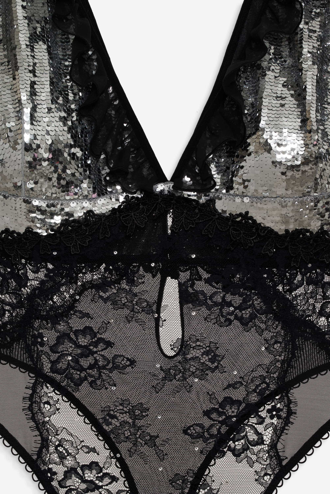 For Love and Lemons Maia Teddy - Silver