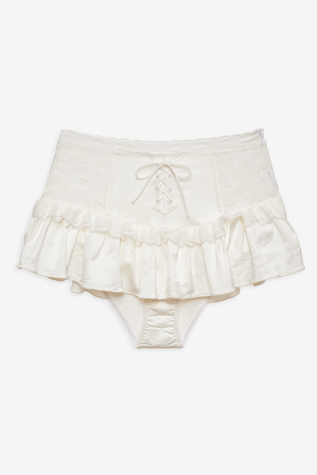 For Love and Lemons Lana Corset Skirt - White