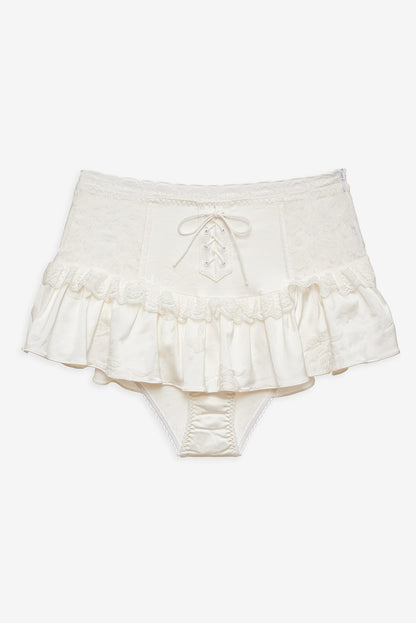 For Love and Lemons Lana Corset Skirt - White