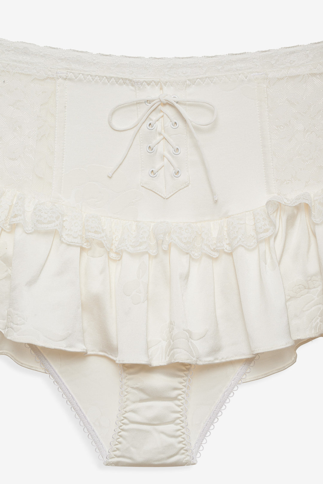 For Love and Lemons Lana Corset Skirt - White