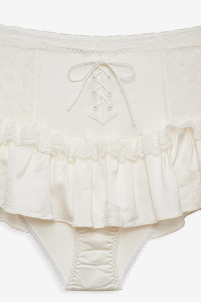 For Love and Lemons Lana Corset Skirt - White