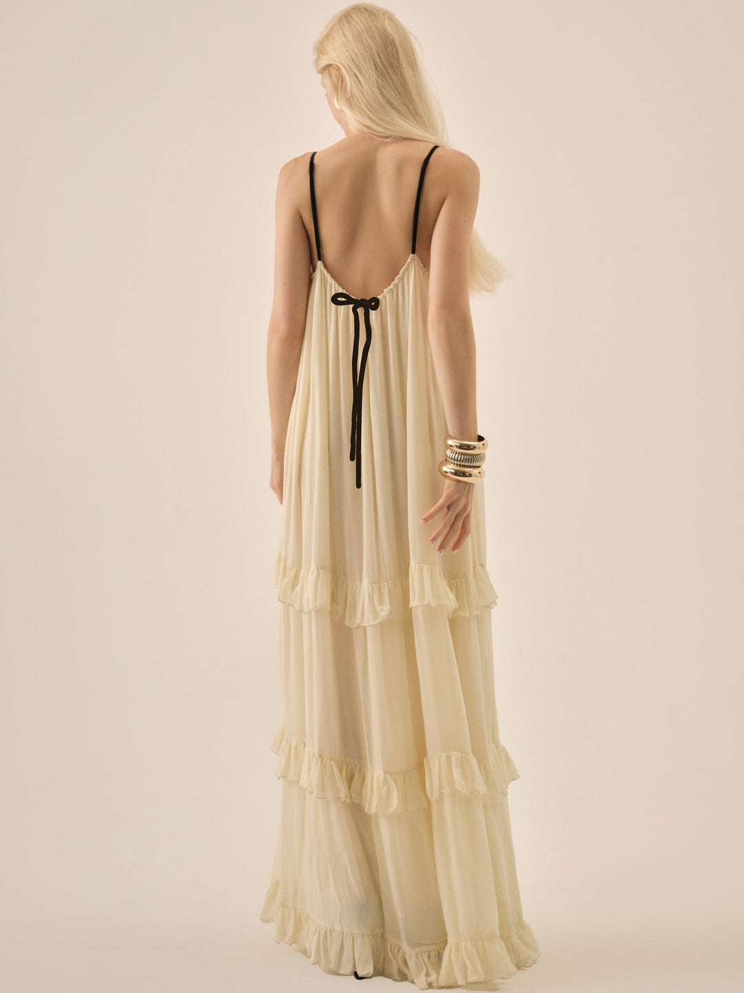 For Love and Lemons Rosalie Maxi Dress - Cream
