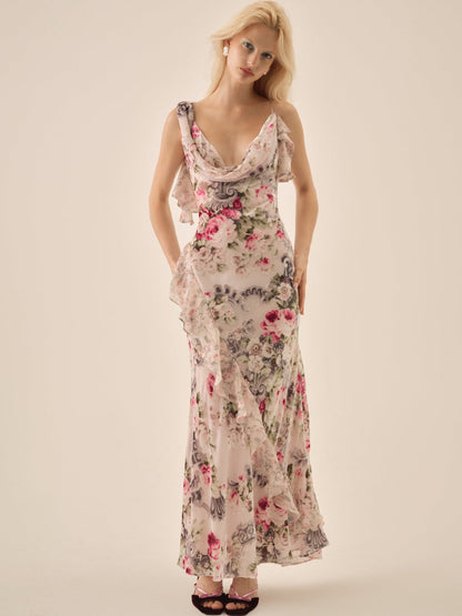 For Love and Lemons Nora Maxi Dress - White