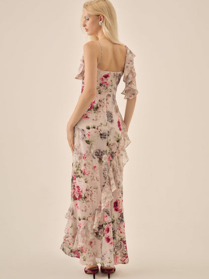 For Love and Lemons Nora Maxi Dress - White