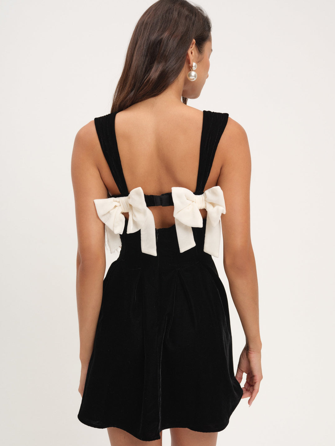 For Love and Lemons August Mini Dress - Black