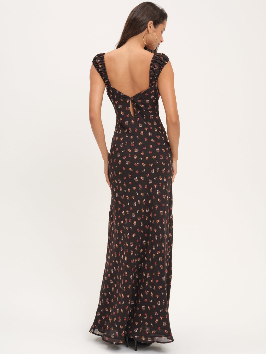 For Love and Lemons Emmaline Maxi Dress - Black