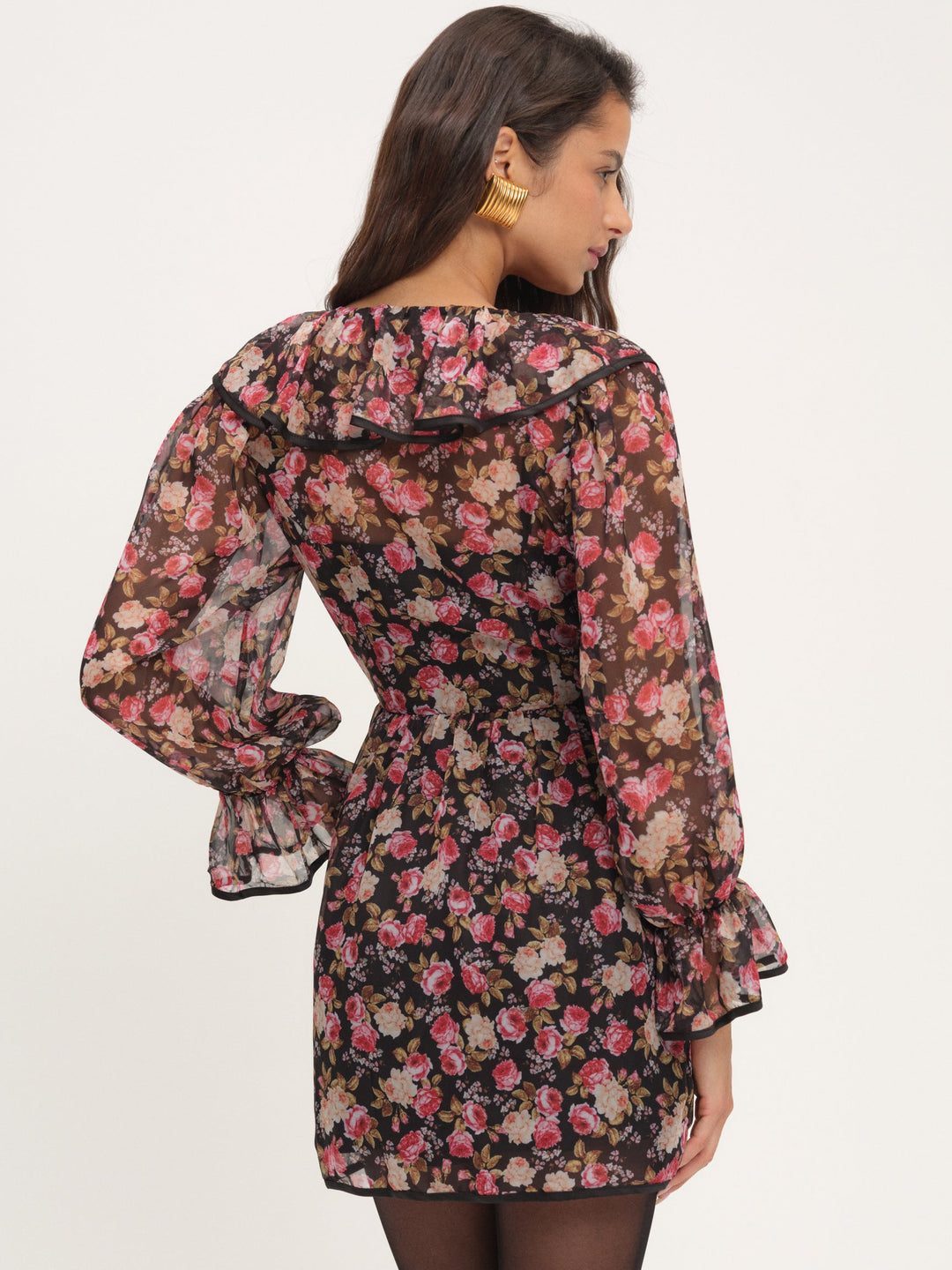 For Love and Lemons Amara Mini Dress - Black