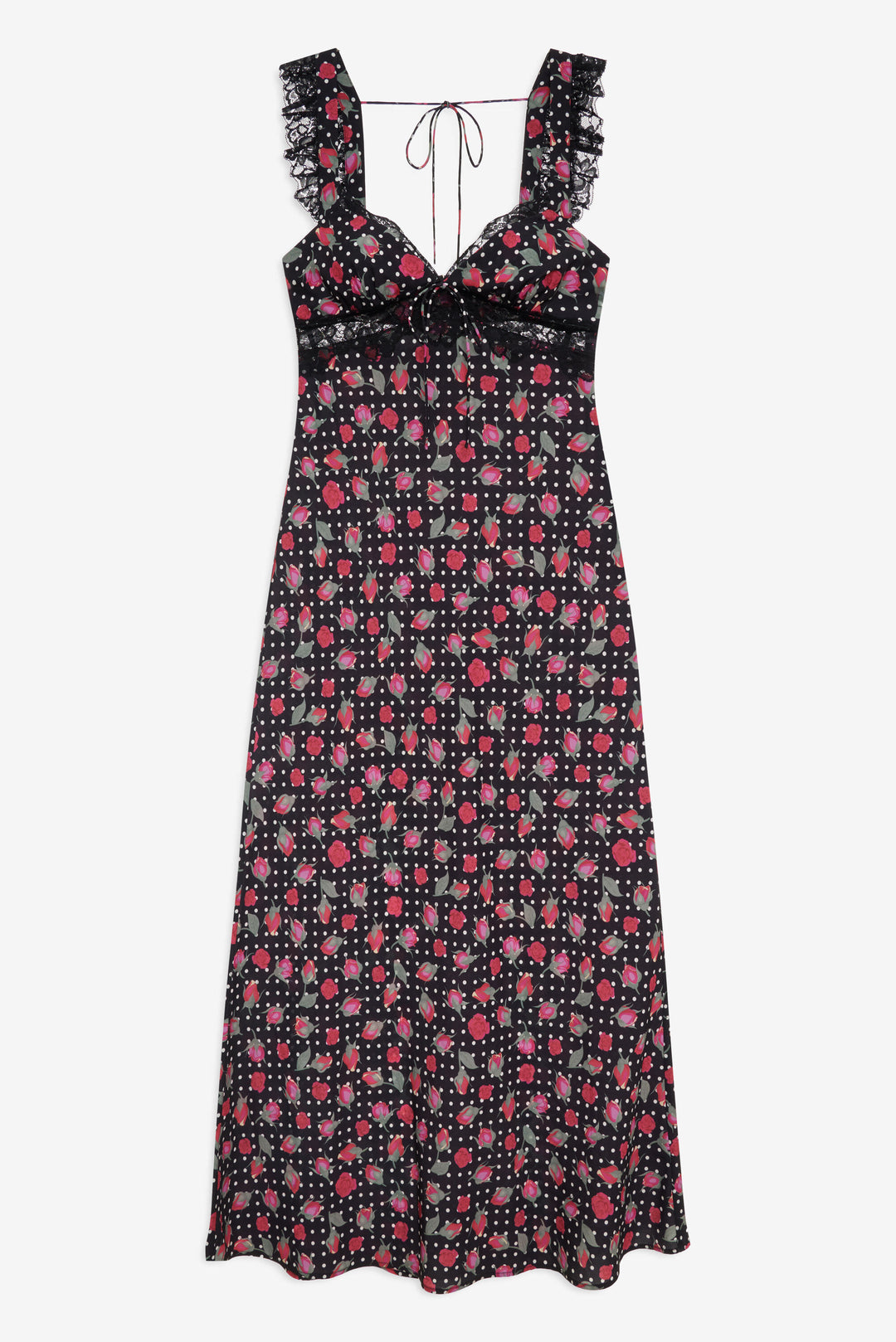 For Love and Lemons Clarisse Maxi Dress - Black