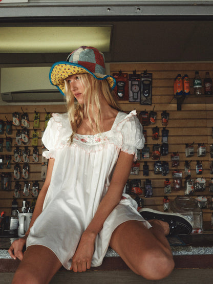 For Love and Lemons Tea Time Babydoll Dress - White
