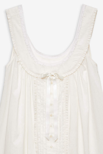 For Love and Lemons Venetia Slip Dress - Vintage Cream