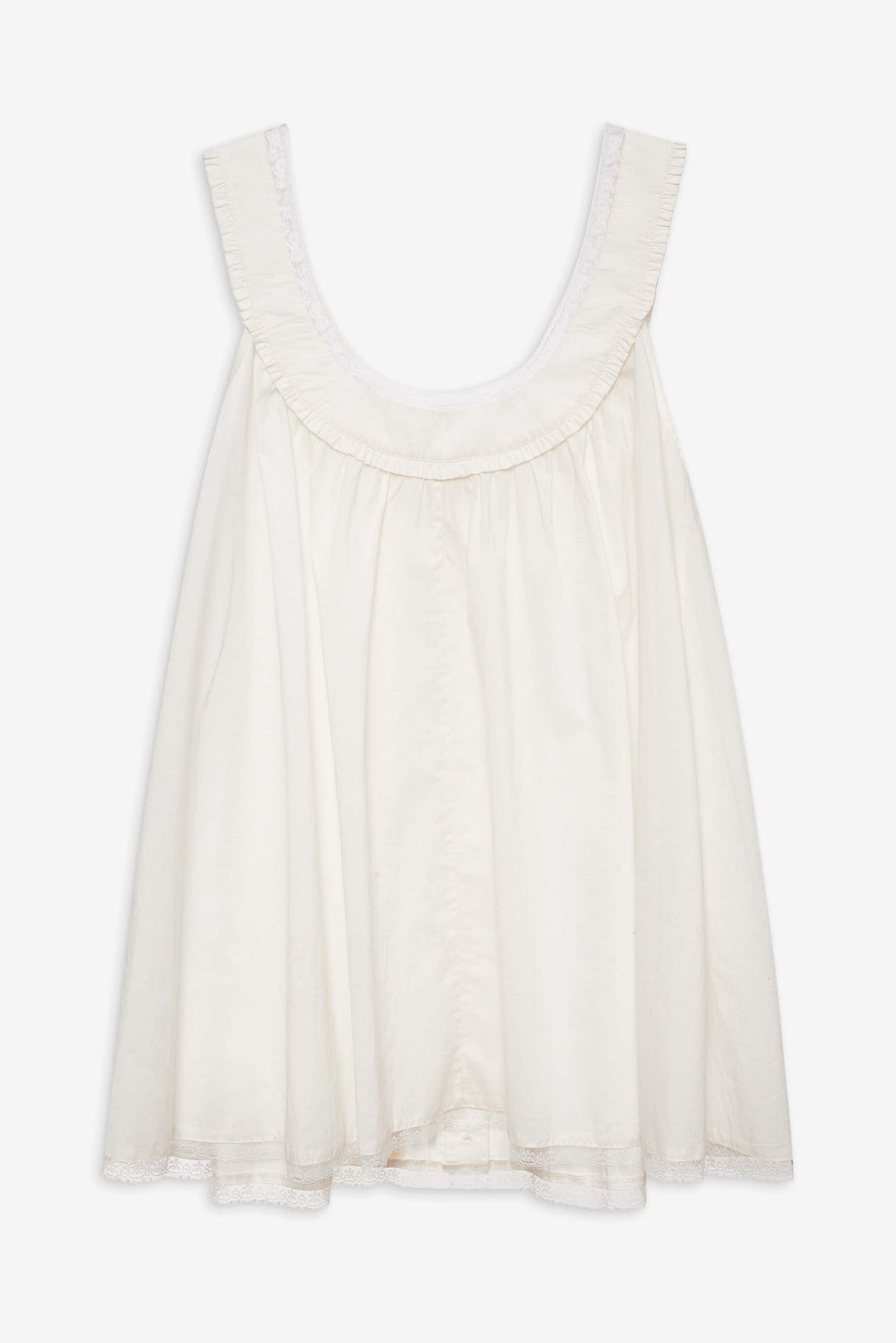 For Love and Lemons Venetia Slip Dress - Vintage Cream