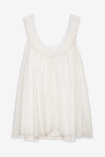 For Love and Lemons Venetia Slip Dress - Vintage Cream