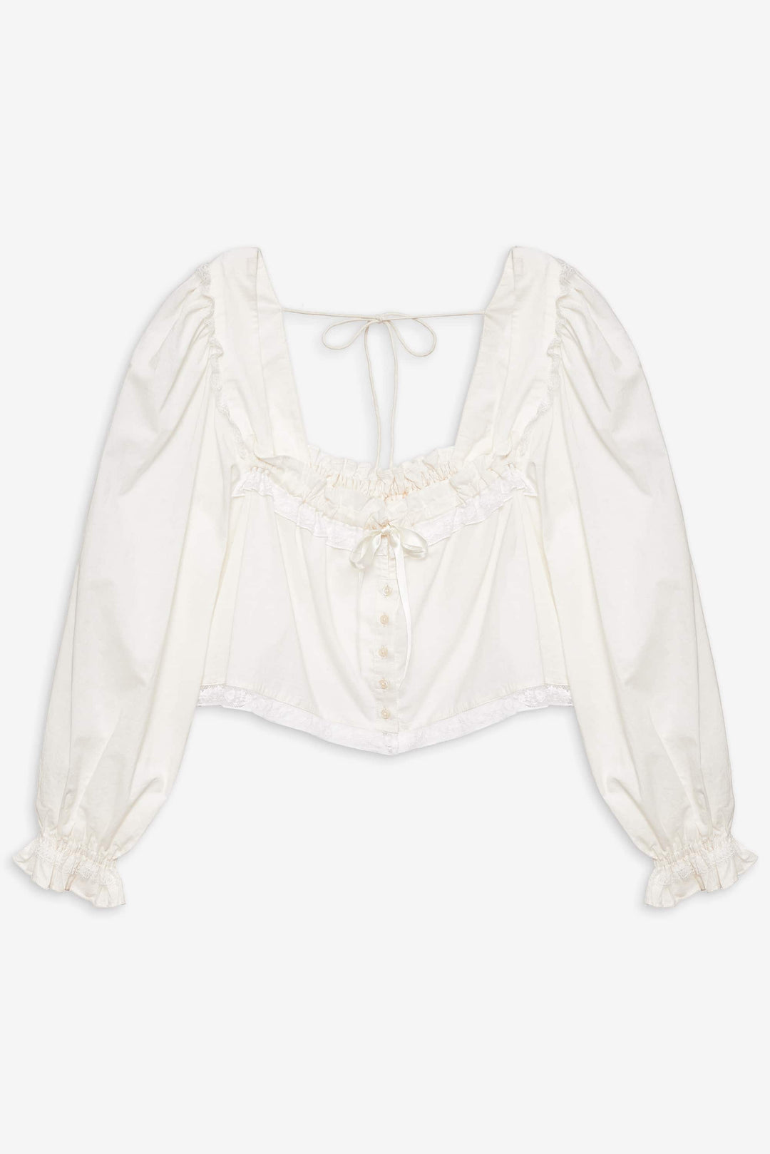 For Love and Lemons Venetia Sleep Top - Vintage Cream