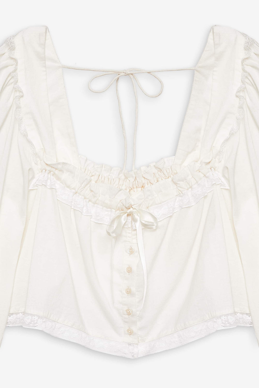 For Love and Lemons Venetia Sleep Top - Vintage Cream