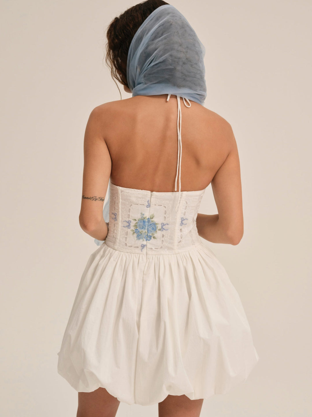 For Love and Lemons McKinley Mini Dress - White